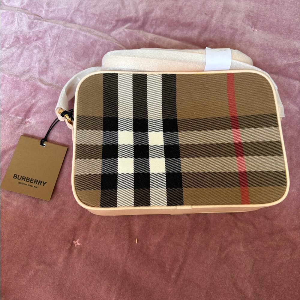Burberry Pale Cameo Leather Bag